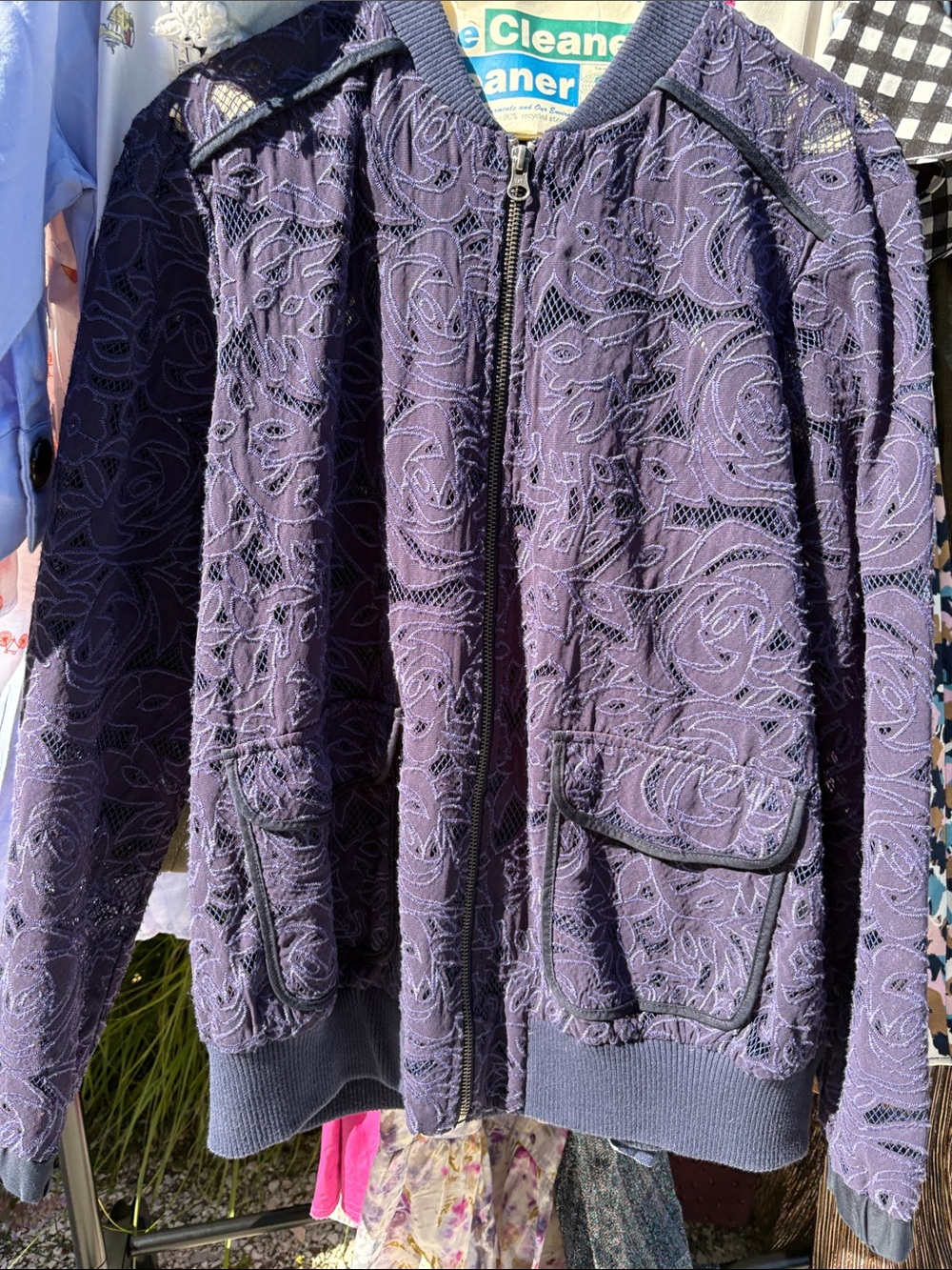 EUC! Anthro Elevenses Lace Jacket